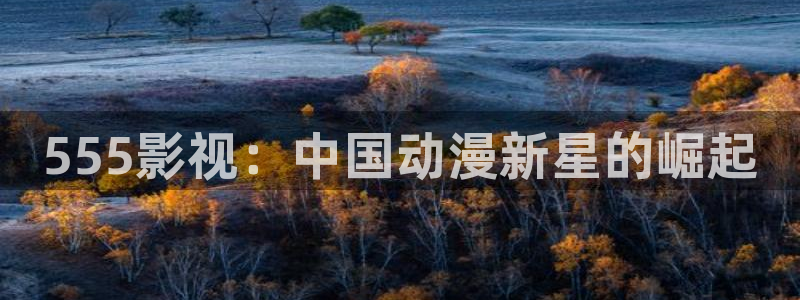 星辰电影院在线播放：555影视：中国动漫新星的崛起