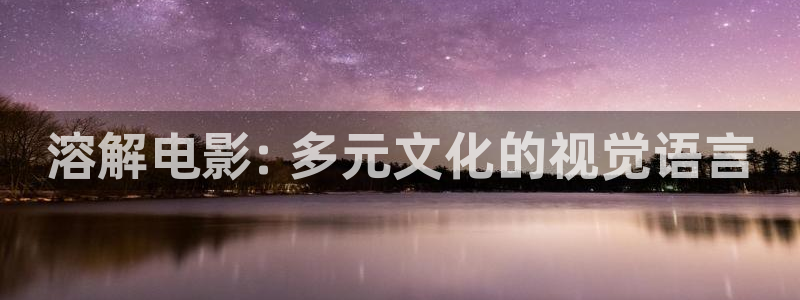 花儿与少年第5季星辰影院：溶解电影: 多元文化的视觉语言